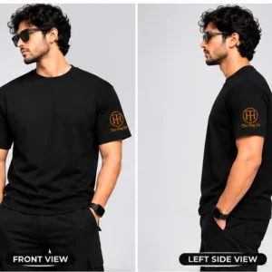 TheHog24 logo Premium 100% Cotton T-Shirt | Minimalist Regular Fit Crew Neck Tee | TheHog24
